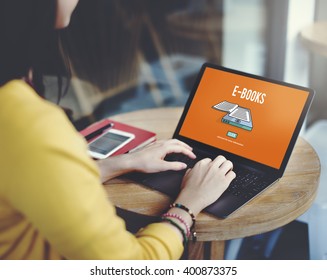 E-book E-Learning Electronic Internet Mobility Concept