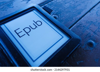 ebook reader with epub text