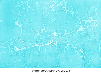 Ebru, Turkish Marbling Art Background