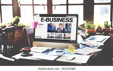 E-Business Commerce Data Digital E-Mail Internet Concept