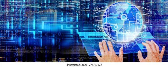 e-business,internet technology 3d rendering