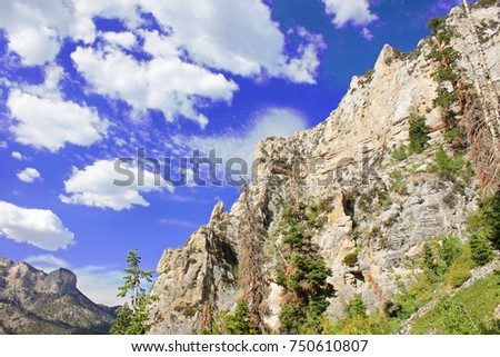Echo Cliffs at Spring Mountains National Recreation Area of Nevada