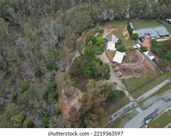 Echuca, Victoria, Extreme Flooding From The Murray River And Campaspe River  Heavy Spring Rain 2022