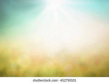 Eco Friendly Background Concept: Abstract Blurred Beautiful Nature.