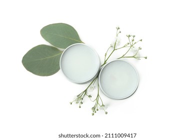 Eco Lip Balm Isolated On White Background