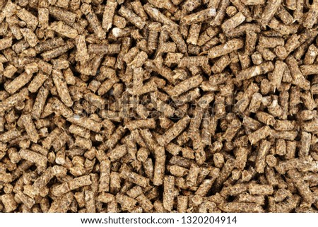 eco pellets for the Fish or the buildup of fire in the boiler. place for text. clearly visible texture pellets