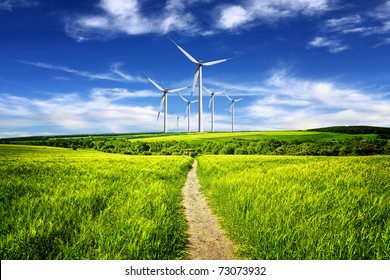 Eco Power In Nature Landscape