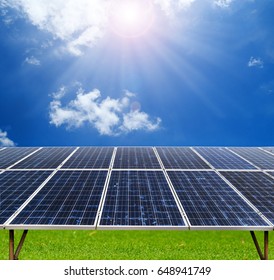 Eco Power Solar Panel Generating Electricity Stock Photo 648941749 ...