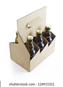 Eco Six Pack Of Beer With Clipping Path Included