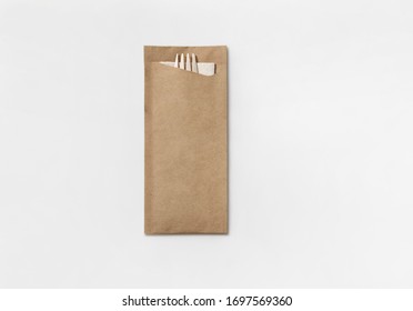 Eco Take Away Paper Cutlery Set