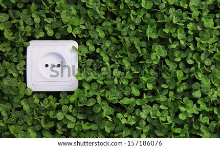 ecological concept, symbolizing renewable energy, bio energy
