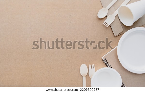 Ecological Products Made Bamboo Wood Paper Stock Photo 2209300987 ...