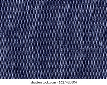 Ecologically Clean Material. Natural Navy Blue Linen Texture, Visible Weave Texture. Summer Expensive Men's Suit. High Resolution