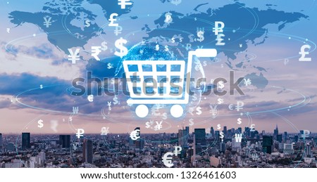 e-commerce concept. online shopping.