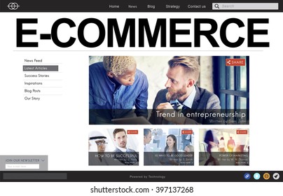 E-Commerce Digital Email Internet Technology Concept