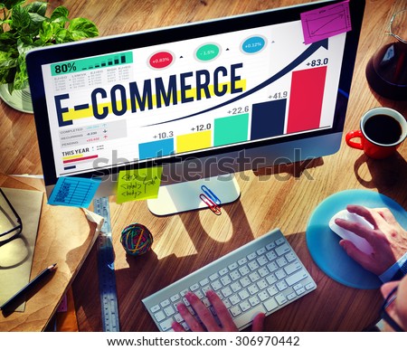 E-commerce Internet Global Marketing Purchasing Concept