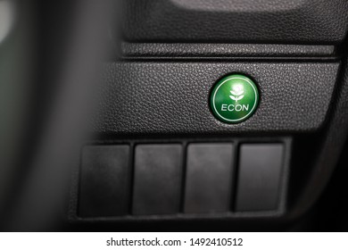 ECON button to save fuel inside the car