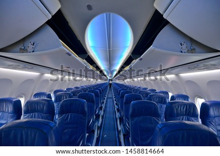 economic class inside the plane