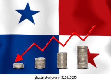 The Economic Going Down Of The Panama, With A Head Shot Arrows Down From The Top Medals.