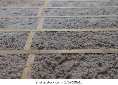 Ecowool, Cellulose Floor Insulation, Insulation