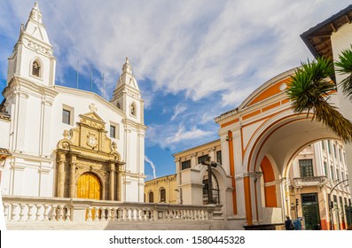 Ecuador, Quito. Church Of El Carmen Alto, In The Old Town, 