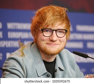 Ed Sheeran assiste à la conférence de presse du 68ème Festival du Film de Berlin au Grand Hyatt Hotel le 23 février 2018 à Berlin, en Allemagne.