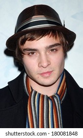 Ed Westwick At Opening Night Of WINTUK By Cirque Du Soleil, Madison Square Garden, New York, NY, November 07, 2007