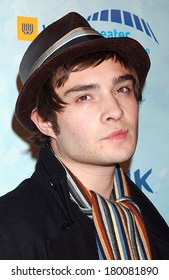 Ed Westwick At Opening Night Of WINTUK By Cirque Du Soleil, Madison Square Garden, New York, NY, November 07, 2007