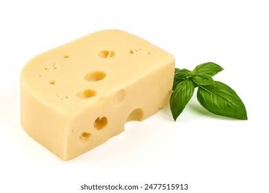 Edam cheese, isolated on white background. High resolution image - Powered by Shutterstock