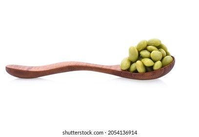 Edamame Beans Isolated On White Background