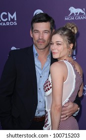 Eddie Cibrian And LeAnn Rimes At The 47th Academy Of Country Music Awards Arrivals, MGM Grand, Las Vegas, NV 04-01-12