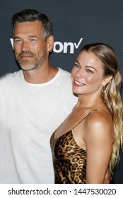 Eddie Cibrian And LeAnn Rimes At The World Premiere Of 'The Lion King' Held At The Dolby Theatre In Hollywood, USA On July 9, 2019.