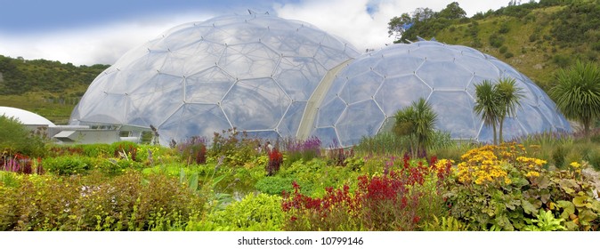 The Eden Project Cornwall England Uk