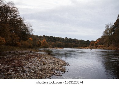 The Eden River Along Cumbria