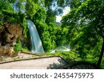 Edessa waterfall and park, Greece	