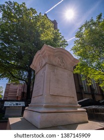 Edgar Allen Poe Headstone Scenic