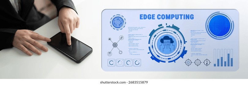 Edge computing technology for decentralized data processing and analysis. This solution improves speed and reliability by processing data locally. Motif - Powered by Shutterstock - Get 15% off with code: PIKWIZARD15