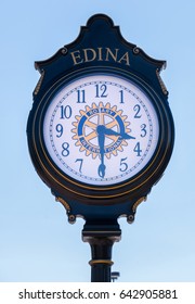 Edina, Minnesota, USA - March 17, 2017 The famous watch in Centennial Lakes park in Edina