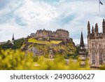 Edinburgh Caste standing proud over Edinburgh City Centre