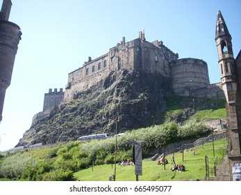 Edinburgh Castle In All Its Glory