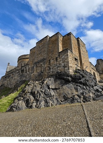 Edinburgh Castle from low angle