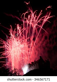 Edinburgh Castle New Year's Eve Fireworks