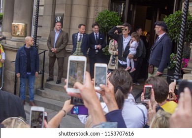 Edinburgh /Scotland 10/06/2018 : Ronnie Wood With Family