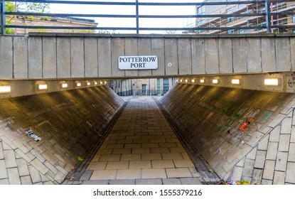 Edinburgh / Scotland - 10/10/2019: Potterrow  - Harry Potter Inspiration 