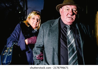 Edinburgh, Scotland, December 2, 2015, Candid Street Photography Captured In Edinburgh Scotland