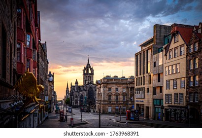 Edinburgh, Scotland, June 24th 2020.
Deserted Early Morning In Edinburgh During Covid 19 Lockdown.