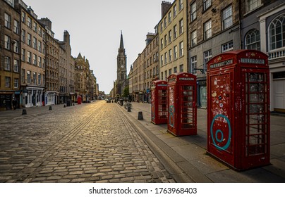 Edinburgh, Scotland, June 24th 2020.
Deserted Early Morning In Edinburgh During Covid 19 Lockdown.