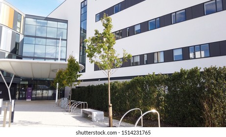 Edinburgh, Scotland; September 8th 2019: The Entrance To The New Royal Hospital For Sick Children And Young People At Little France In Edinburgh. 