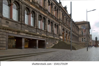 Edinburgh, Scotland / UK - October 13 2019: National Museum Of Scotland By Francis Fowke (renovation By Gareth Hopkins Architects)