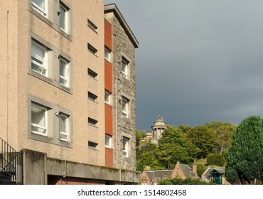 Edinburgh, Scotland / UK - September 24 2019: Housing At Canongate By Basil Spence